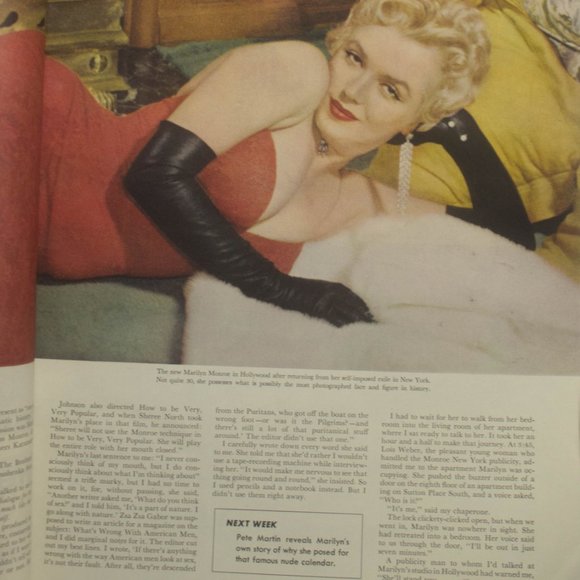 The Saturday Evening Post Magazine / May 5 1956 Marilyn Monroe - Picture 3 of 5